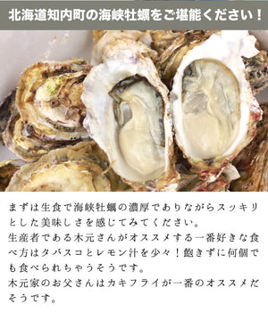
                  
                    北海道知内産 海峡牡蠣 15個入（200g前後/殻付き一個）
                  
                